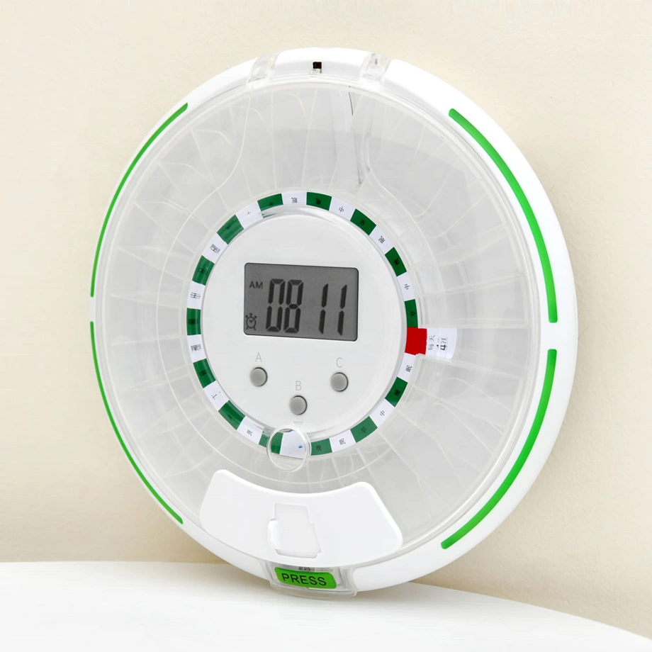 Automatisk medicindispenser med larm – 28 fack