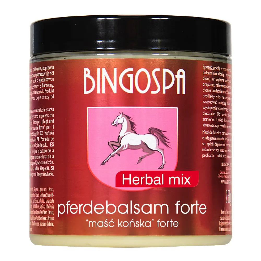 Värmande hästbalsam med örter och oljor