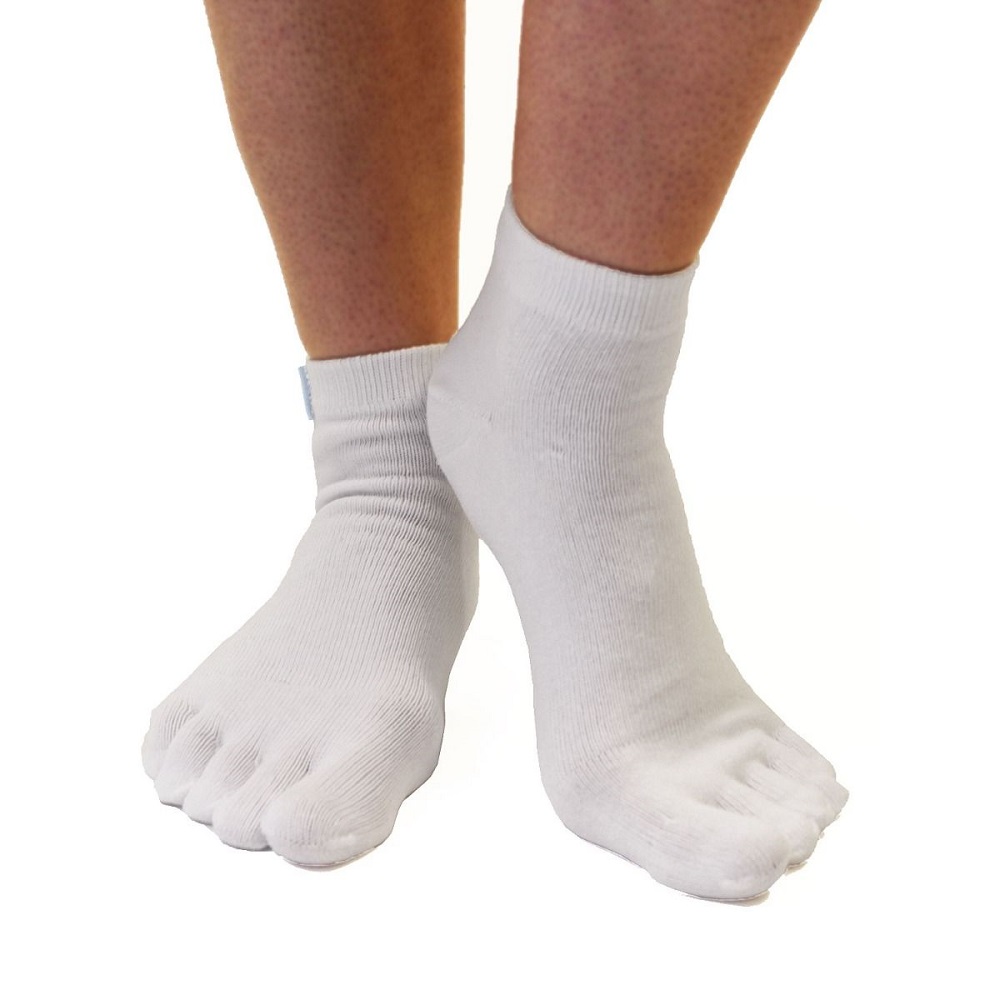 TOETOE Essential Anklet - Ankelhöga Tåstrumpor, vit