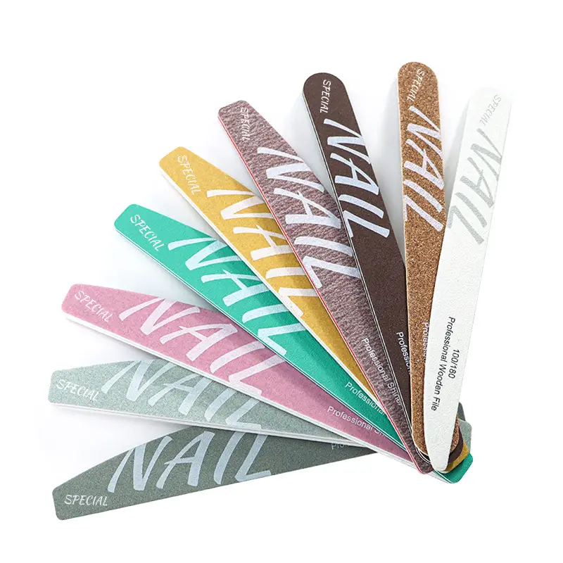 Nagelfilar set 9-pack – olika grovlekar och former