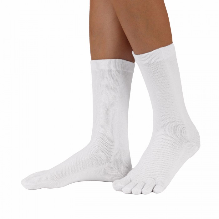 TOETOE Essential Mid-calf Tåstrumpor, vit